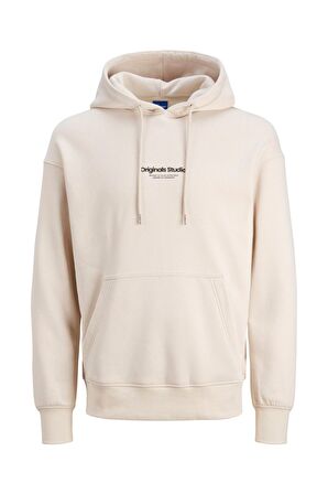 12241687 Jack & Jones Jorvesterbro Sweat Hood Noos Erkek Sweat Moonbeam