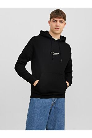 12241687 Jack & Jones Jorvesterbro Sweat Hood Noos Erkek Sweat Black