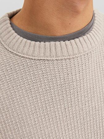 Jack & Jones Erkek Bisiklet Yaka Örme Sweatshirt - 12243116