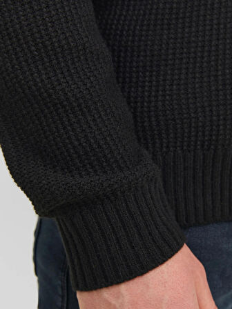 Jack & Jones Erkek Bisiklet Yaka Örme Sweatshirt - 12243116