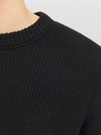 Jack & Jones Erkek Bisiklet Yaka Örme Sweatshirt - 12243116