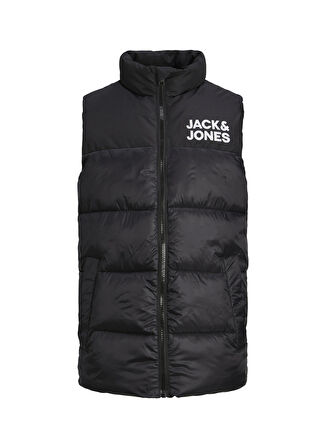 Jack & Jones Siyah Erkek Çocuk Şişme Mont 12236914