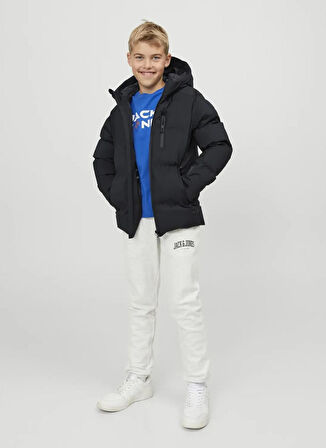 Jack & Jones Siyah Erkek Mont JCOSWEEP PUFFER JNR