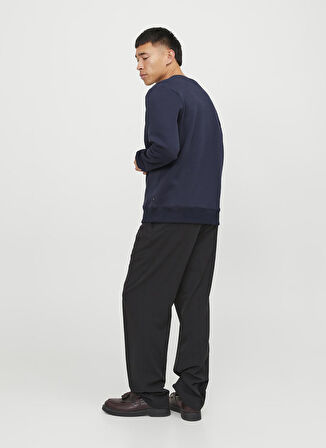 Jack & Jones Bisiklet Yaka Lacivert Erkek Sweatshırt 12241106_JPRBLABLAKE SWEAT CREW NEC