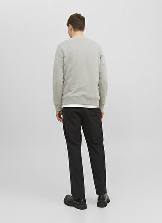 Jack & Jones Bisiklet Yaka Gri Erkek Sweatshırt 12241106_JPRBLABLAKE SWEAT CREW NEC