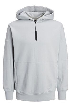 JACK&JONES JCOSHADE SWEAT HOOD GRİ