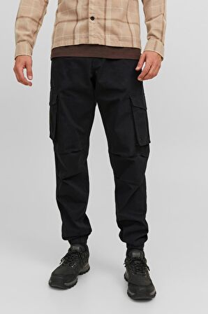 JACK&JONES JPSTKANE JJNOAH CUFFED CARGO NOOS SİYAH