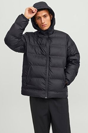 JACK&JONES JCOELEMENTS PU PUFFER SN SİYAH