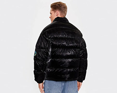 Jack Jones Jcoreflect Puffer Erkek Günlük Mont 12241177-BLACK Siyah