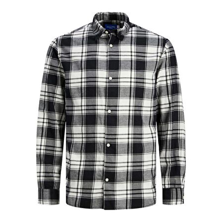 Jack&Jones Büyük Beden Beyaz Erkek Gömlek 12235365