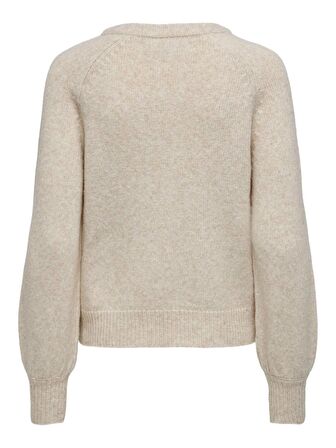 15302253 Only Onlemma Ls Button Oneck Knt Kadın Kazak Pumice Stone
