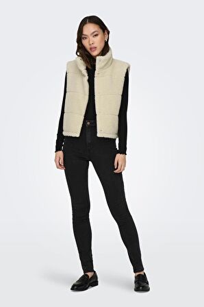 ONLY ONLSANDRA TEDDY WAISTCOAT OTW BEJ
