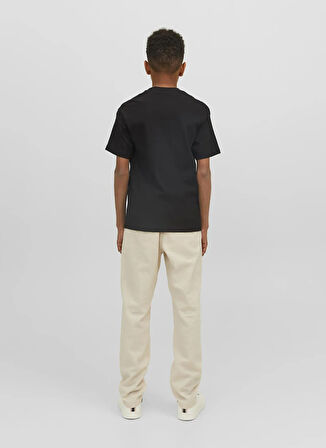 Jack & Jones Baskılı Siyah Erkek Çocuk T-Shirt 12242827