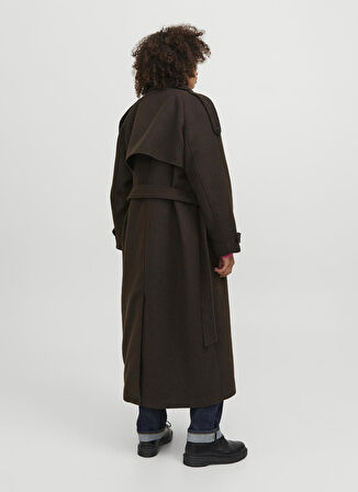 JJXX Kahve Kadın Trençkot JXROSIE WOOL BLEND TRENCHCOAT OTW