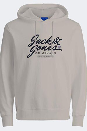 JACK&JONES JORSYMBOL SWEAT HOOD FST BEJ