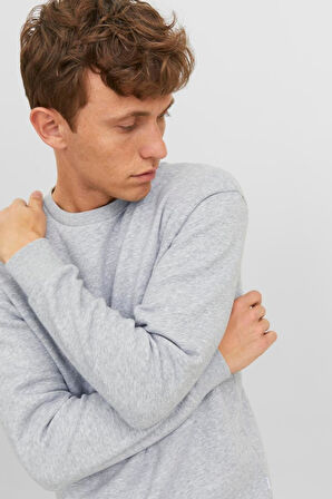 JJEBRADLEY SWEAT CREW NOOS GRİ MELANJ 12249341