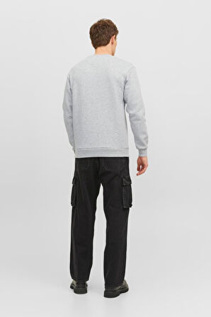 JJEBRADLEY SWEAT CREW NOOS GRİ MELANJ 12249341