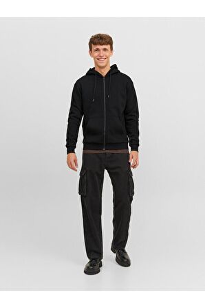 Jack & Jones Erkek Fermuarlı Sweatshirt- 12249342