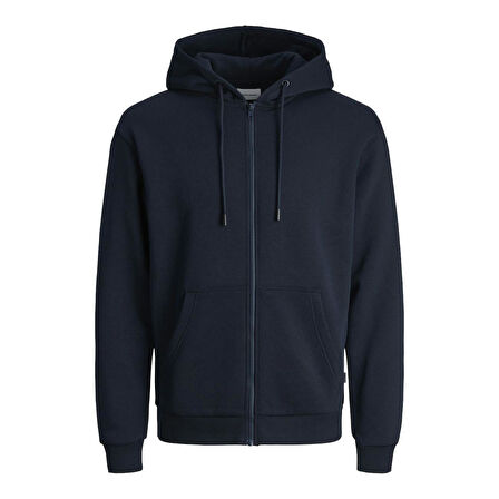 Jack & Jones 12249342 Jjebradley Sweat Zip Hood Noos Lacivert