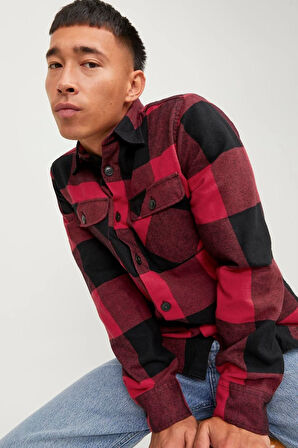 Erkek Jack  & Jones Rahat Kalıplı Ceket - Kırmızı | L