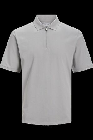 JACK&JONES JJEMAC ZIP SS POLO SN 12249324 GRİ