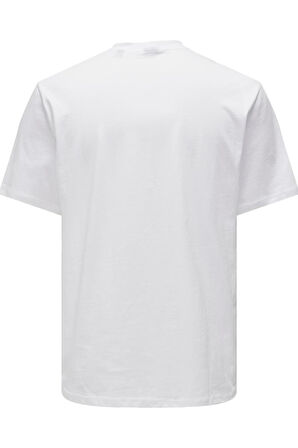 ONSLEVI LIFE REG TEXT SS TEE NOOS BEYAZ 22028147