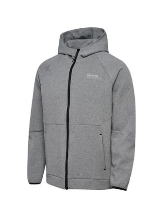 hummel Tech Fleece Regular Zip Hoodie 225912-2006 Gri Erkek Hoodie