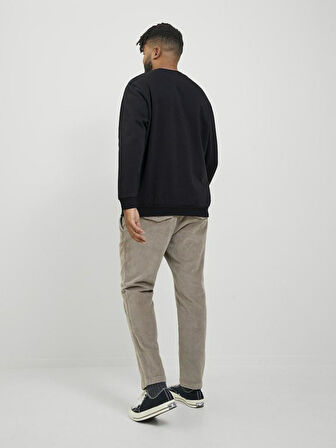 Jack Jones Bradley Bisiklet Yaka Büyük Beden Erkek Sweat 12250594