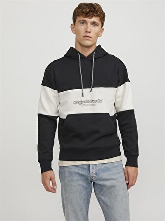 Jack & Jones Jorlakewood Sweat Hood Bf Ln Erkek Sweatshirt