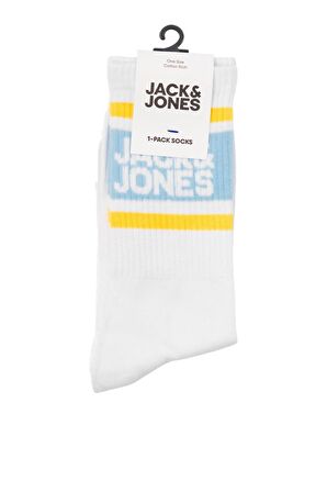 JACK&JONES JACLOGO STRIPE TENNIS SOCK 12250750 MAVİ