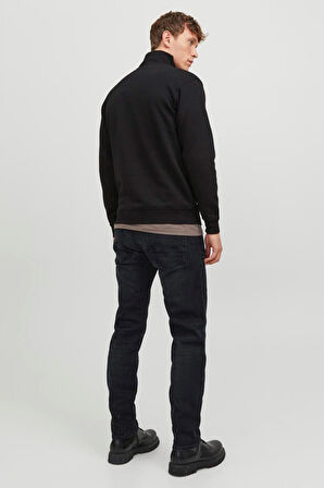 Jack & Jones 12250747 Erkek  Siyah Sweatshirt