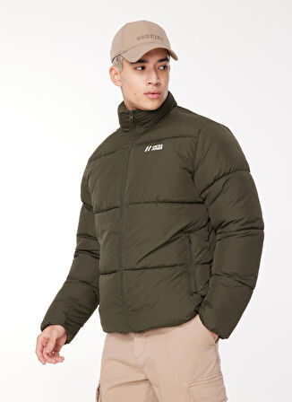 Jack & Jones Haki Erkek Mont 12238745_JJMAX PUFFER JACKET