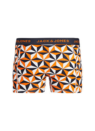 Jack & Jones Turuncu Erkek Boxer 12250985_JACGEOMETRIC GEMS TRUNK