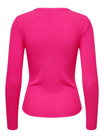 ONLSOFI LS RIB O-NECK KNT KADIN KAZAK
