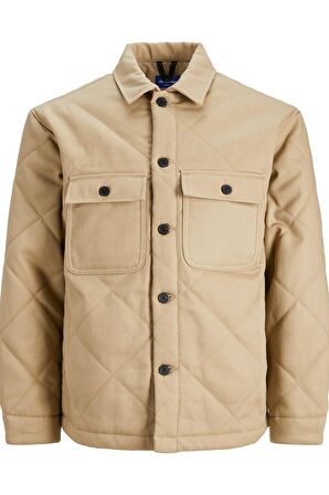 JACK&JONES JORBAXTER QUILTED OVERSHIRT LS 