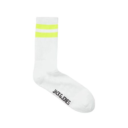 Jack & Jones 12251468 Jaceli Stripes Tennis Socks 3 Pack Beyaz