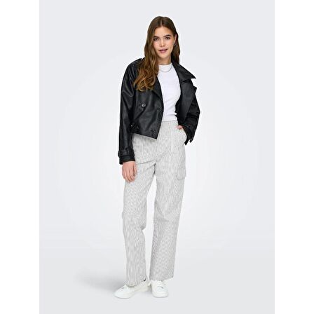 Only Onlmalfy Inez Hw Stripe Kadın Pantolon