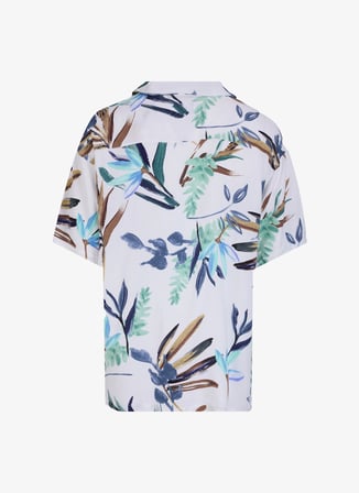 Jack & Jones Rahat Beyaz Erkek Gömlek JORLUKE SODRA AOP SHIRT SS