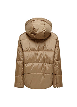 Only Açık Kahve Kadın Mont ONLSELIN PUFFER JACKET OTW