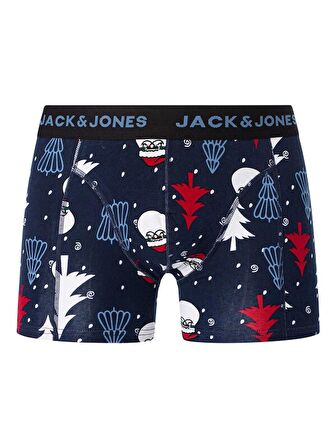 Jack & Jones Erkek Yılbaşı Konseptli Tekli Boxer - 12252448
