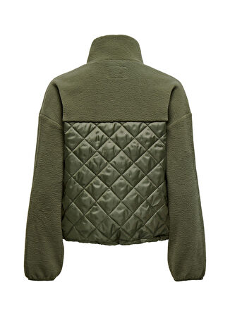 Only Yeşil Kadın Mont ONLLINDSEY TEDDY MIX JACKET CS OTW