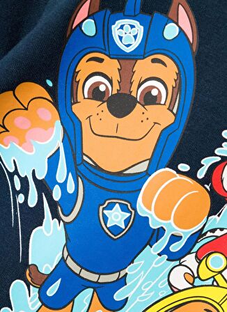 Name İt Desenli Lacivert Erkek T-Shirt NMMMANSE PAWPATROL SS TOP CPLG