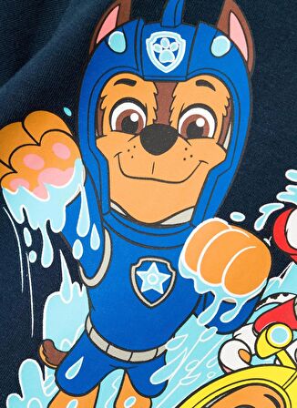 Name İt Desenli Füme Erkek T-Shirt NMMMANSE PAWPATROL SS TOP CPLG