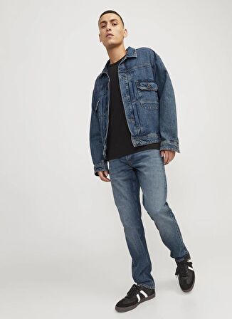 Jack & Jones Yüksek Bel Tapered Fit Erkek Denim Pantolon JJIMIKE JJORIGINAL SBD 517