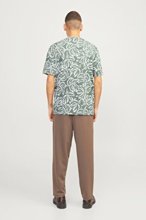 JORLAFAYETTE AOP TEE SS CREW NECK LN 