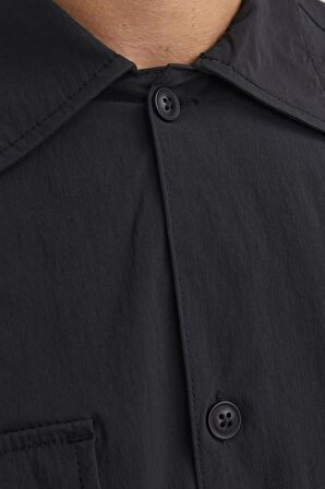 JACK&JONES JCOALTITUDE SHIRT SS OVERSIZED12251280 SİYAH