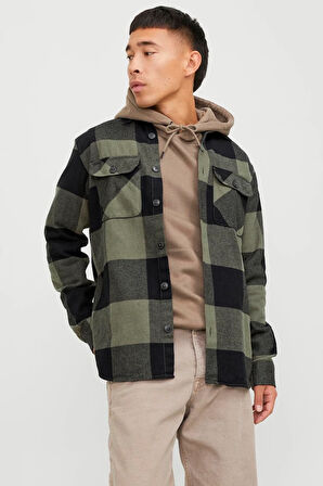 Erkek Jack  & Jones Rahat Kalıplı Ceket - Yeşil | S