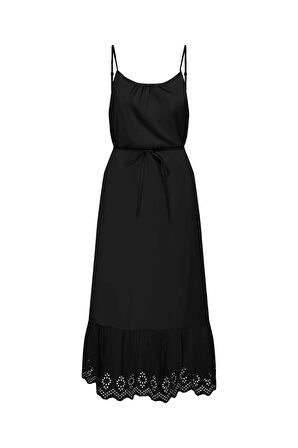 15313166 Only Onllou Lıfe Emb Strap Ankel Dress Ptm Kadın Elbise Black
