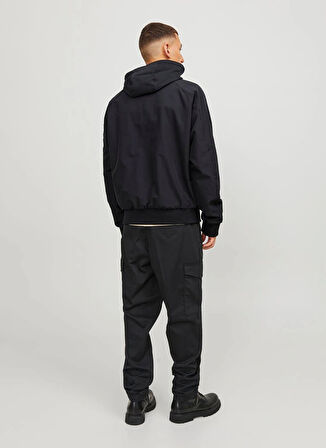 Jack & Jones Siyah Erkek Mont JCOTRACK BOMBER JACKET NOOS