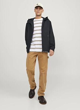 Jack & Jones Siyah Erkek Mont JORVESTERBRO LIGHT JACKET SN